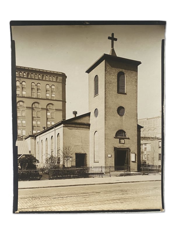 Berenice Abbott GREENWICH VILLAGE: St. Luke’s Chapel, 483 Hudson Street, Manhattan, Oct 21, 1935 SOLD