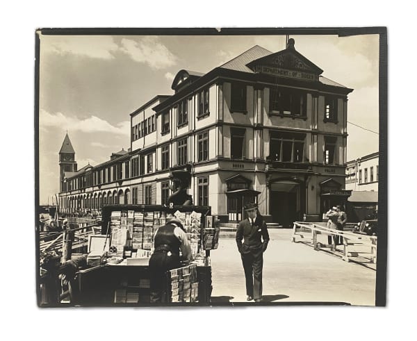 Berenice Abbott WALL STREET: Department of Docks and Police Station, Pier A, North River, Manhattan, May 5, 1936 SOLD