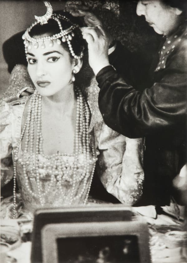 Willy Rizzo Maria Callas in la Scala de Milan, 1958 SOLD