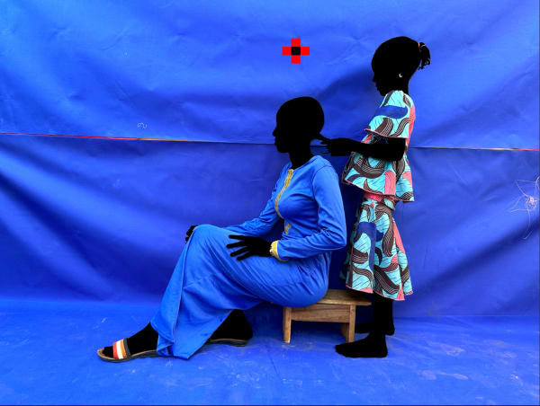 Saïdou Dicko The Bleu cousines, 2023 $3,800 + framing