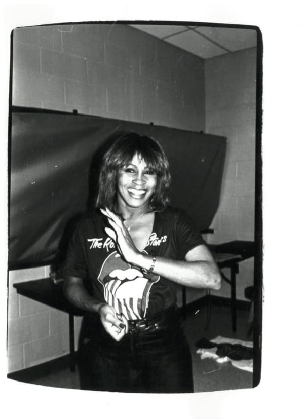 Andy Warhol Tina Turner (backstage at a Rolling Stones concert), 1981 $18,000