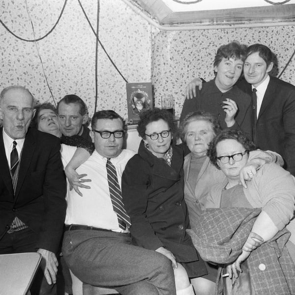 Dennis Dinneen, Untitled (bar group photo), 1950s - 1970s
