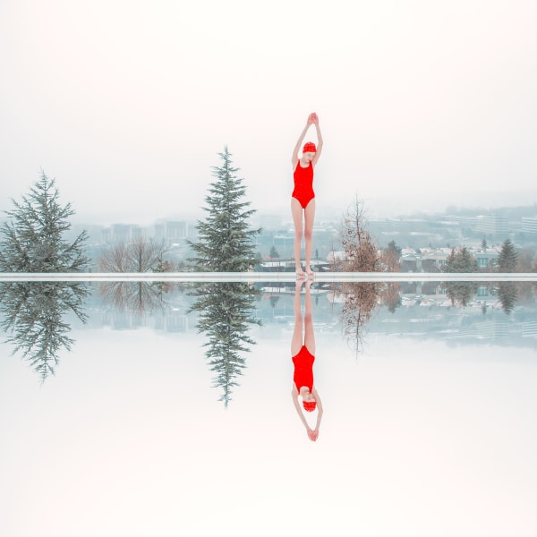 Mária Švarbová Border II, Snow Swimming Pool, 2018