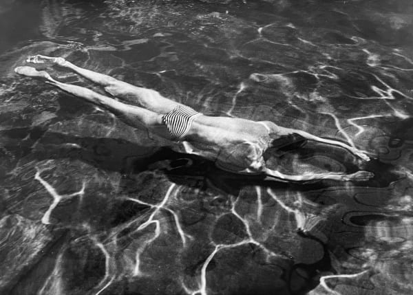 André Kertész, Underwater Swimmer, Esztergom (Hungary) p. 41. Aug 31, 1917 SOLD