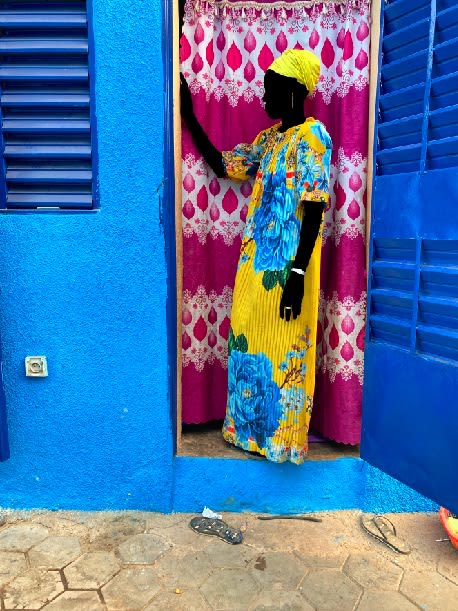 Saïdou Dicko The queen of flowers, Rideau Act1, 2021