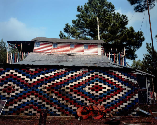 William Christenberry, Wall of Reverand B.F. Perkin's House, Bankston, Alabama, 1988