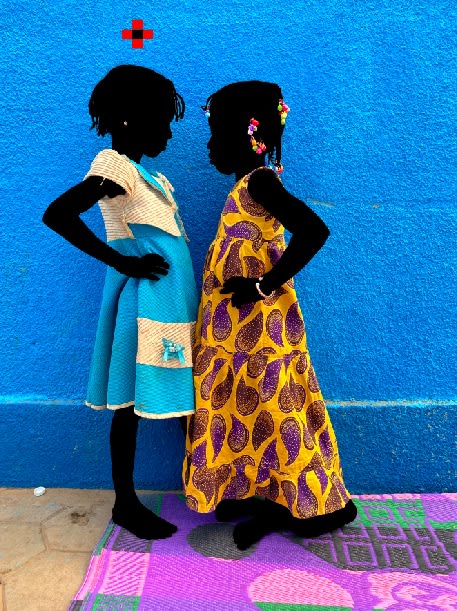 Saïdou Dicko The two princesses, Act2, 2021 SOLD