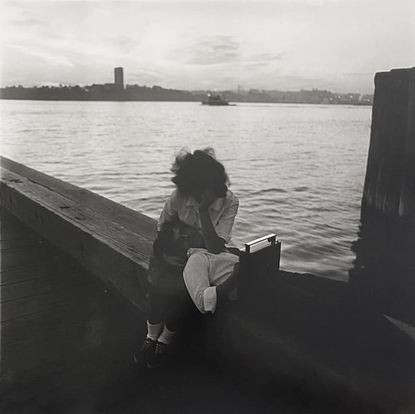 Diane Arbus Couple on a pier, NYC, 1963 SOLD