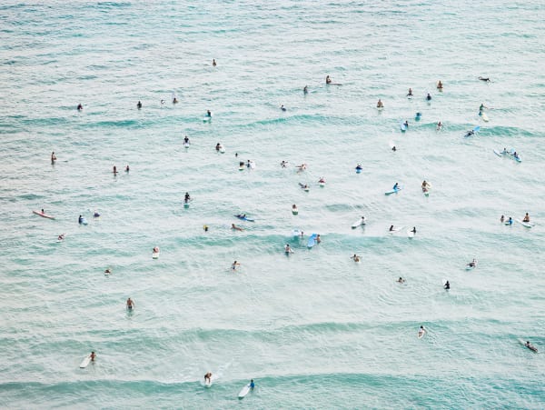Josef Hoflehner, Waikiki Surfers, Honolulu, Hawaii, 2013
