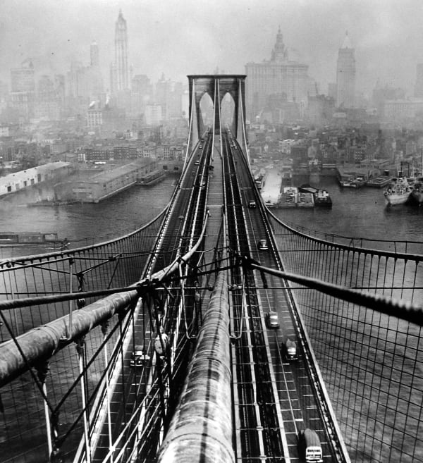 Arthur Leipzig, Brooklyn Bridge, 1946