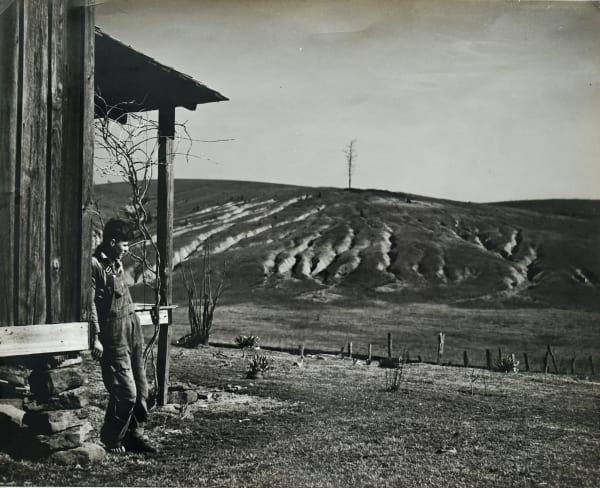 Arthur Rothstein Eroded land on tenant's farm. Walker County, Alabama, 1937