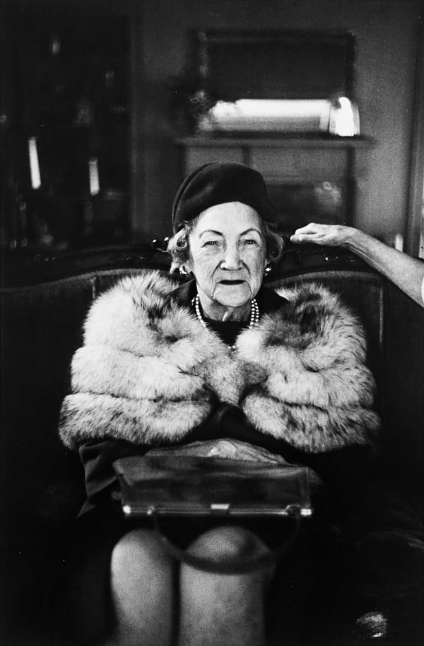 William Eggleston Untitled (woman with fur), 1965