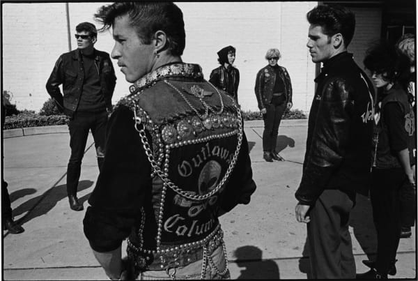Danny Lyon, Renegade’s funeral, Detroit, The Bikeriders Portfolio, 1966