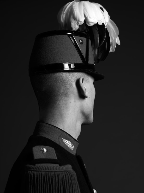 Elton John AIDS Foundation Photography Portfolio Two, Hedi Slimane: Portrait of a French Cadet, St. Cyr March, 2009