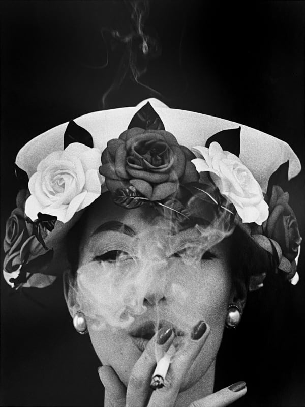 William Klein, Hat and Five Roses, 1956