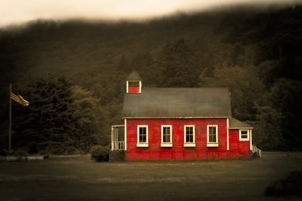 Jack Spencer, Red Schoolhouse, Orick, California, 2014