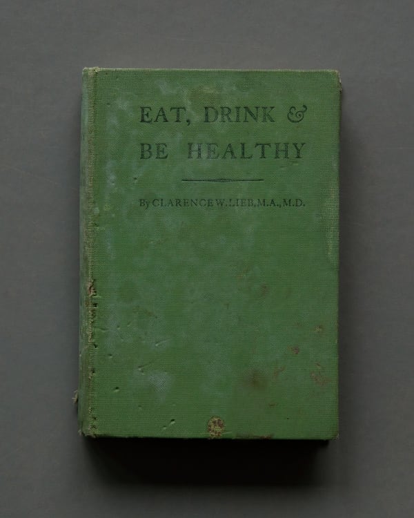 Mary Ellen Bartley, Eat, Drink and be Healthy, from the series Reading Grey Gardens, 2017