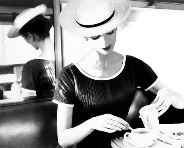 Lillian Bassman, Carmen Having Tea, circa 1950