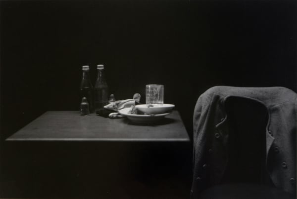 Roy DeCarava Catsup Bottles, Table and Coat, New York, 1952 SOLD