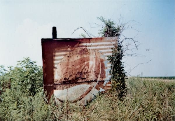 William Christenberry, Pepsi Cola Sign Near Uniontown, Alabama, 1978