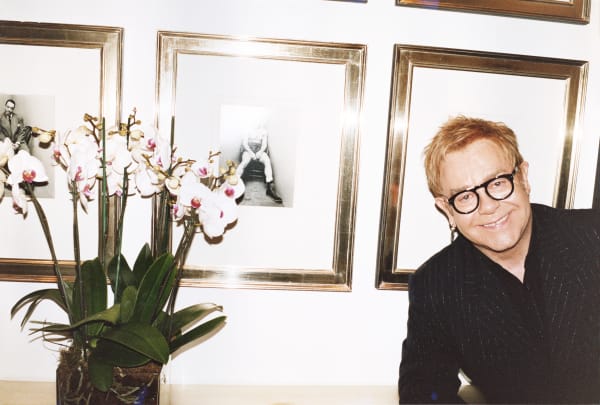 Elton John AIDS Foundation Photography Portfolio One, Juergen Teller: Elton John, The Boxer, London, 2008