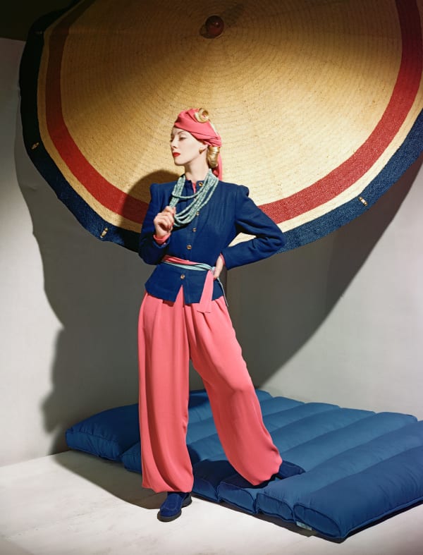 Horst P. Horst, Helen Bennet, Ensemble by Bergdorf Goodman, Jewellery by Olga Tritt, 1939