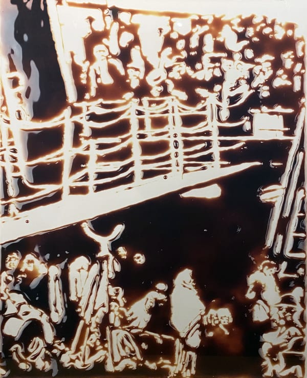 Vik Muniz The Steerage (After Stieglitz) from Pictures of Chocolate, 2000