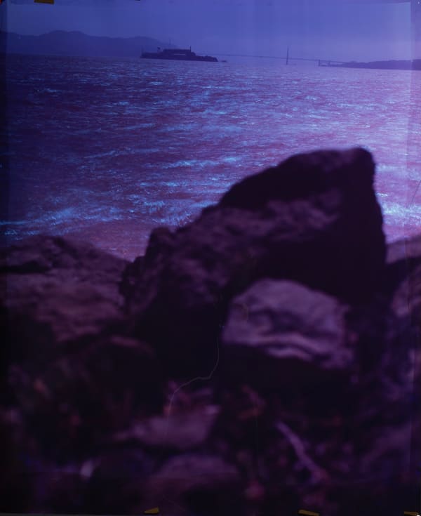 John Chiara, Perimeter Road facing Alcatraz, Treasure Island, 2023