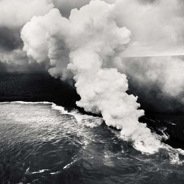 Josef Hoflehner, Ocean Lava Entry, Study 1 - Hawaii, 2008