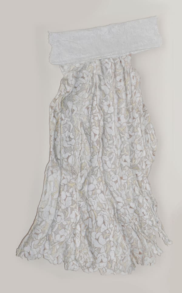 Marita Hewitt, Couching (my second Great Grandmother’s Poffer), 2021
