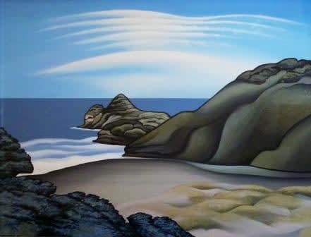 Don Binney, Aspect of Erangi, 1977