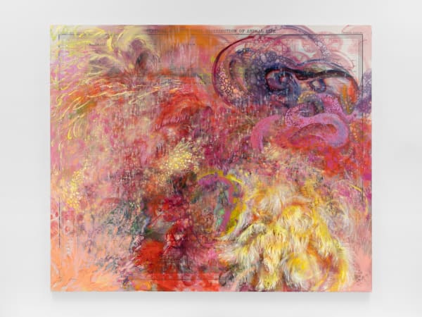 FIRELEI BÁEZ, Untitled (Plate 36. Vertical and Latitudinal Distribution of Animal Life), 2022