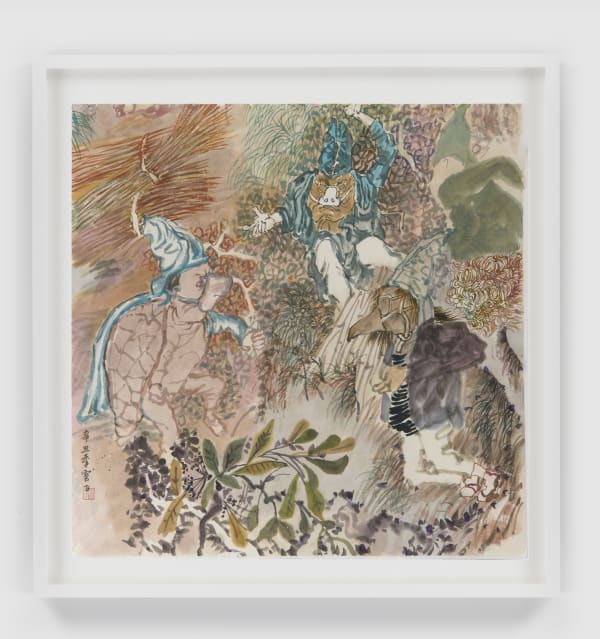 YUN-FEI JI, The three hooded men, 2021