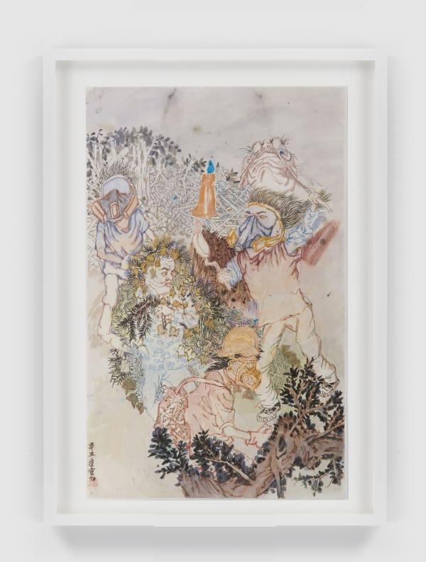 YUN-FEI JI, The protesters, 2021