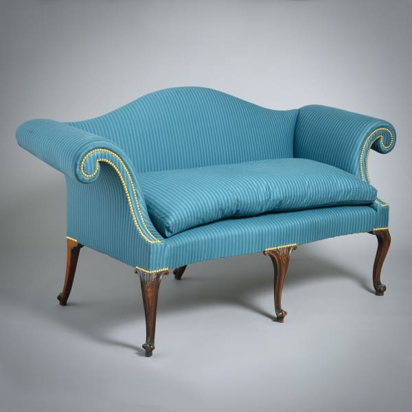 GEORGE III MAHOGANY SOFA