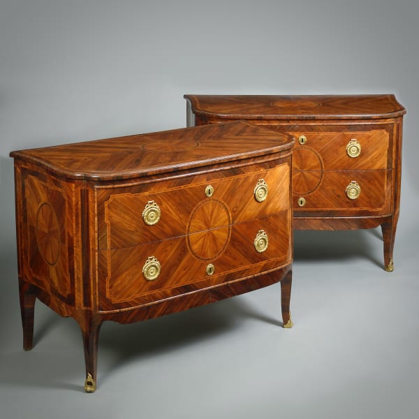 PAIR OF KINGWOOD COMMODES, GENOA