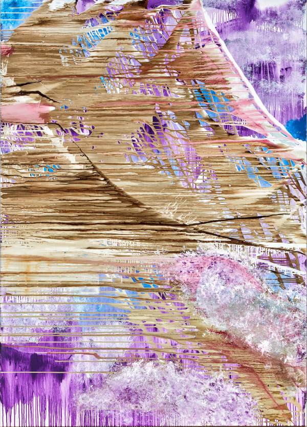 Jan Frederik De Cock Passing the Alps. [Homage to Joseph Mallord William Turner], 2019 Canvas 210 x 150 cm