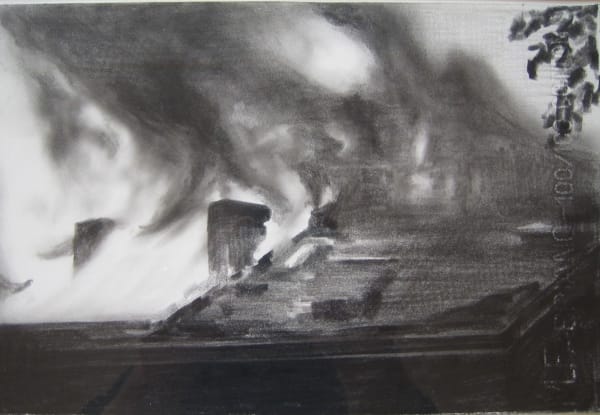 Marcel van Eeden, Unitled (storm), 2004