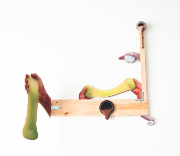 Teppei Kaneuji, Ghost in the Liquid Room (slime and foundation), 2015