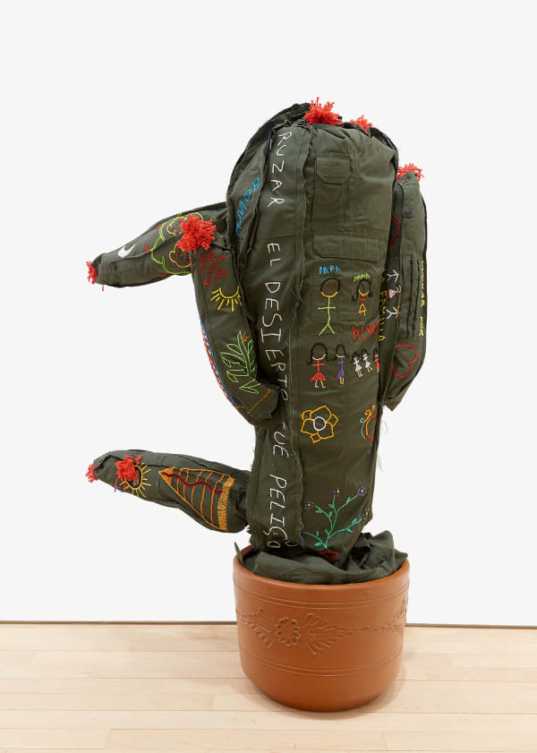 Margarita Cabrera, Space in Between - Saguaro, in collaboration with G.A., 2016