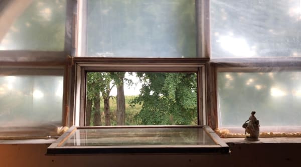 Jane Bustin, From a mezzanine window, 2019