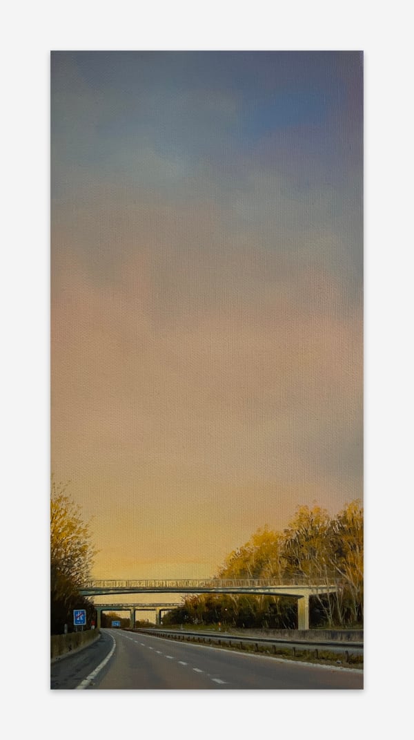 Jen Orpin In The Shadows, 2023 Oil on canvas 30 x 16 cm