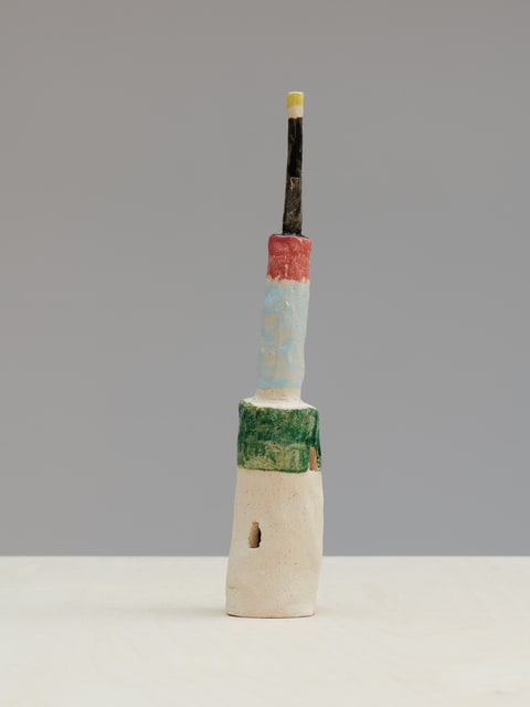 Jenny Brosinski Törmsche, 2021 Hand made, hand painted glazed ceramic 33 x 5 x 5 cm