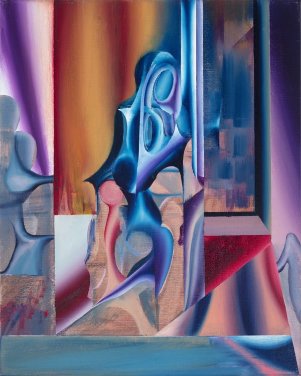 Sebastian Gögel Figur, 2022 Oil on canvas 50 x 40 cm