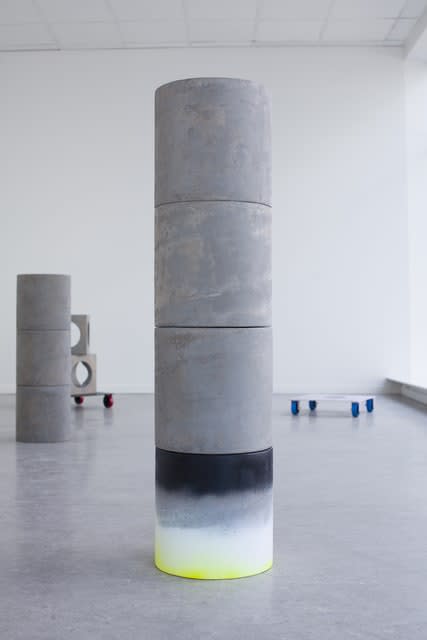 Camilla Løw New Light, 2020 Concrete, spray paint 120 x 30 x 30 cm