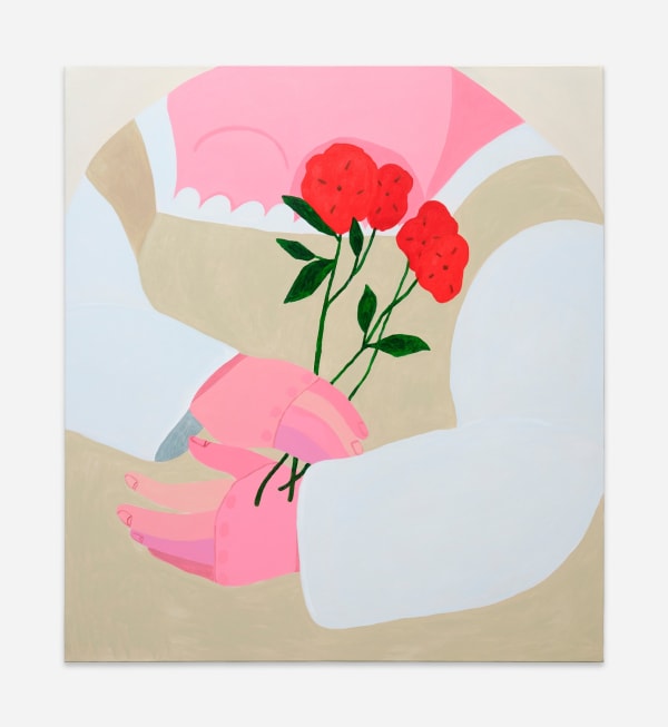Galina Munroe My Body is a House of Flowers, 2024 Acrylic on canvas, varnish 147 x 133 cm