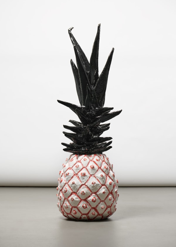 Rose Wylie Pineapple, 2020 Glazed ceramic 160 x 75 x 75 cm