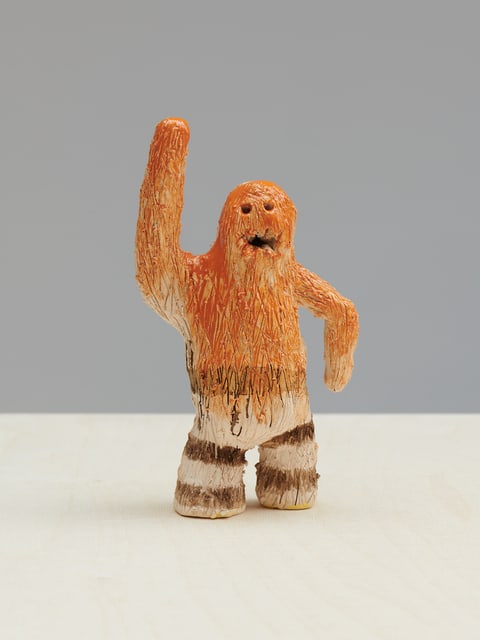 Jenny Brosinski Yeti, 2021 Oil on glazed ceramic 20.5 x 12 x 5 cm