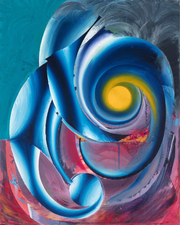 Sebastian Gögel Verschmelzung, 2022 Oil on canvas 50 x 40 cm