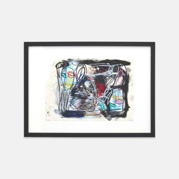 Xavier Baxter Untitled IV, 2025 Mixed media on paper 31.5 x 23 cm